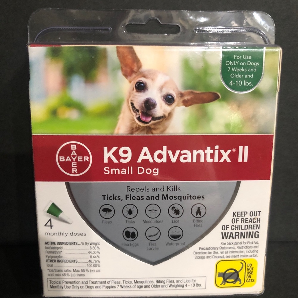 Bayer Advantix II Spot-On Treatment - 4 Pack.